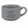 Juego de 6 tazas de café de porcelana 90 ml con soporte Victionary Week Catálogo