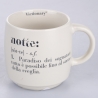 Set de 3 tazas mug apilables de gres 350ml con inscripciones Victionary L Rebajas