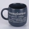Set de 3 tazas mug apilables de gres 350ml con inscripciones Victionary L Stock