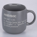 Set de 3 tazas mug apilables de gres 350ml con inscripciones Victionary L Elección