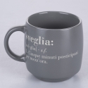 Set de 3 tazas mug apilables de gres 350ml con inscripciones Victionary L Modelo