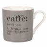 Set de 6 tazas de café de porcelana con inscripciones 90ml Victionary Caffè Catálogo