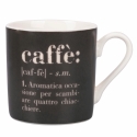 Set de 6 tazas de café de porcelana con inscripciones 90ml Victionary Caffè Stock