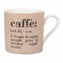 Set de 6 tazas de café de porcelana con inscripciones 90ml Victionary Caffè Elección
