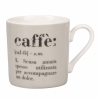 Set de 6 tazas de café de porcelana con inscripciones 90ml Victionary Caffè Modelo