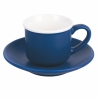 Juego de 6 tazas de café de porcelana 90 ml con platillo Shade of Ocean Oferta