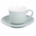 Juego de 6 tazas de café de porcelana 90 ml con platillo Shade of Ocean Rebajas