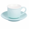 Juego de 6 tazas de café de porcelana 90 ml con platillo Shade of Ocean Stock
