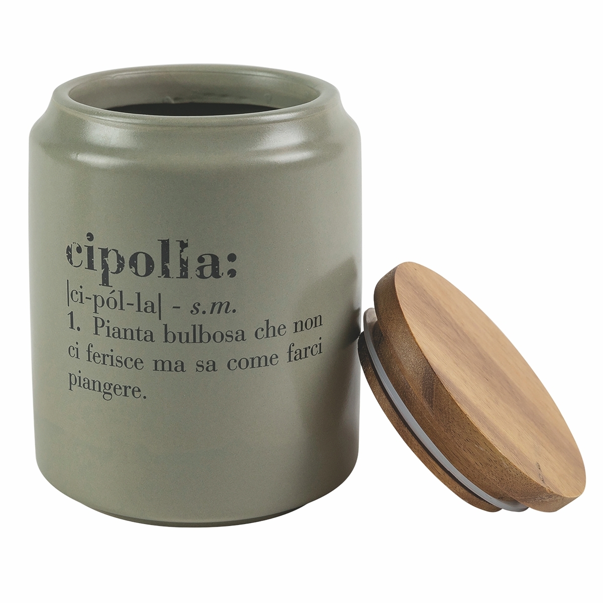 Tarro de gres para cebolla con tapa 1,6L Victionary F Promoción Tarro de gres para cebolla con tapa 1,6L Victionary F Promoción