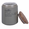 Bote de café gris con tapa de bambú 0,8L Victionary E Rebajas