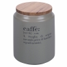 Bote de café gris con tapa de bambú 0,8L Victionary E Descueto