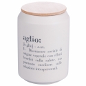 Tarro de gres blanco para ajo con tapa 1,6L Victionary D Oferta