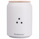 Tarro de gres blanco para ajo con tapa 1,6L Victionary D Descueto