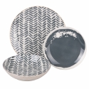 Juego de vajilla de porcelana 18 piezas para 6 personas Soho Descueto