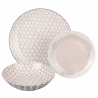 Juego de vajilla de porcelana 18 piezas para 6 personas Soho Catálogo