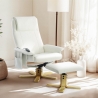 Sillón relax con masaje y calor ergonómico con reposapiés Myron Oferta