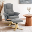 Sillón relax ergonómico con masaje, calor y reposapiés Nairo Venta
