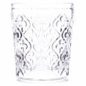 Set de 6 vasos de vidrio para agua con superficie texturizada 240ml Marrakech Oferta