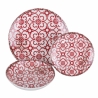 Juego de vajilla 18 piezas de porcelana para 6 personas Kasbah Porpora Rebajas