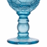 Set de 6 copas de vidrio con superficie texturizada 280ml Geometrie Ocean Modelo