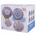 Juego de vajilla 18 piezas de porcelana para 6 personas Andalusia 