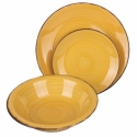 Juego de platos de gres pintados a mano 18 piezas para 6 personas Baita Venta
