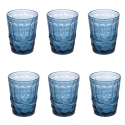 Set de 6 vasos de agua 280ml con decoración en relieve Nobilis 2 Catálogo