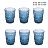 Set de 6 vasos de agua 280ml con decoración en relieve Nobilis 2 Descueto