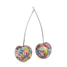Escultura pareja de cerezas estatua de resina graffiti pop art Alma-PA Oferta