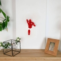 Escultura de resina para pared corredor con acabado lacado rojo Doro-L Venta