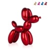 Escultura perro globo estatua de resina efecto metal Mira-M Rebajas