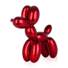Escultura perro globo estatua de resina efecto metal Mira-M 