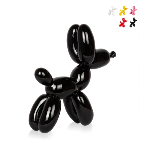 Escultura perro globo estatua moderna de resina lacada MiniMira-L Promoción