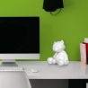 Estatua moderna de oso estilo low poly en resina lacada Rimo-L Venta
