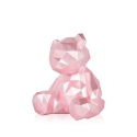 Figura decorativa moderna en resina de osito low poly con efecto perlado Rimo-P Rebajas