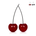 Escultura moderna de estatua de pareja de cerezas en resina lacada Alma-L Promoción