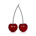 Escultura moderna de estatua de pareja de cerezas en resina lacada Alma-L Oferta