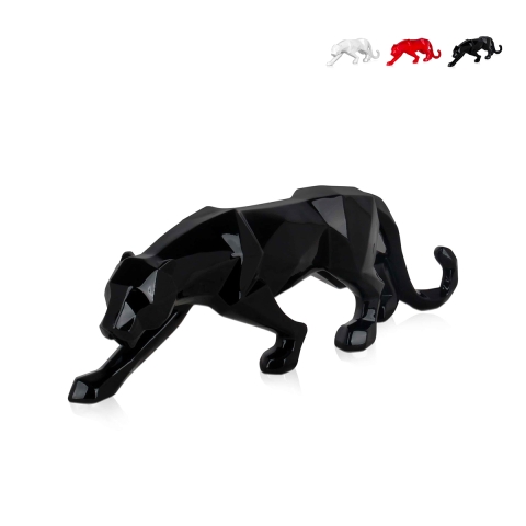 Escultura de resina lacada estatua moderna pantera low poly Kari-L Promoción