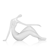 Escultura en resina lacada brillante figura femenina Bela-L Rebajas