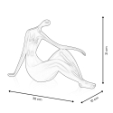 Escultura en resina lacada brillante figura femenina Bela-L Modelo