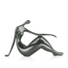Escultura moderna de resina efecto metal figura femenina Bela-M Elección