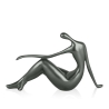Escultura moderna de resina efecto metal figura femenina Bela-M Modelo