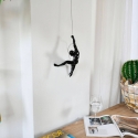 Escultura de pared en resina lacada estatua moderna de escalador Bata-L Venta