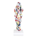 Escultura cabeza de caballo estatua multicolor en resina Knyph-PA Oferta