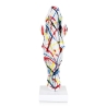 Escultura cabeza de caballo estatua multicolor en resina Knyph-PA Oferta