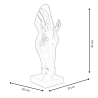 Escultura moderna de resina lacada estatua cabeza de caballo Knyph-L Coste
