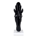 Escultura moderna de resina lacada estatua cabeza de caballo Knyph-L Medidas