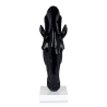 Escultura moderna de resina lacada estatua cabeza de caballo Knyph-L Medidas
