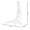 Escultura de pared en resina lacada figura de buceador Veda-L 