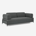 Sofá modular de 3 plazas de diseño moderno por módulos con mesitas Diadema Venta